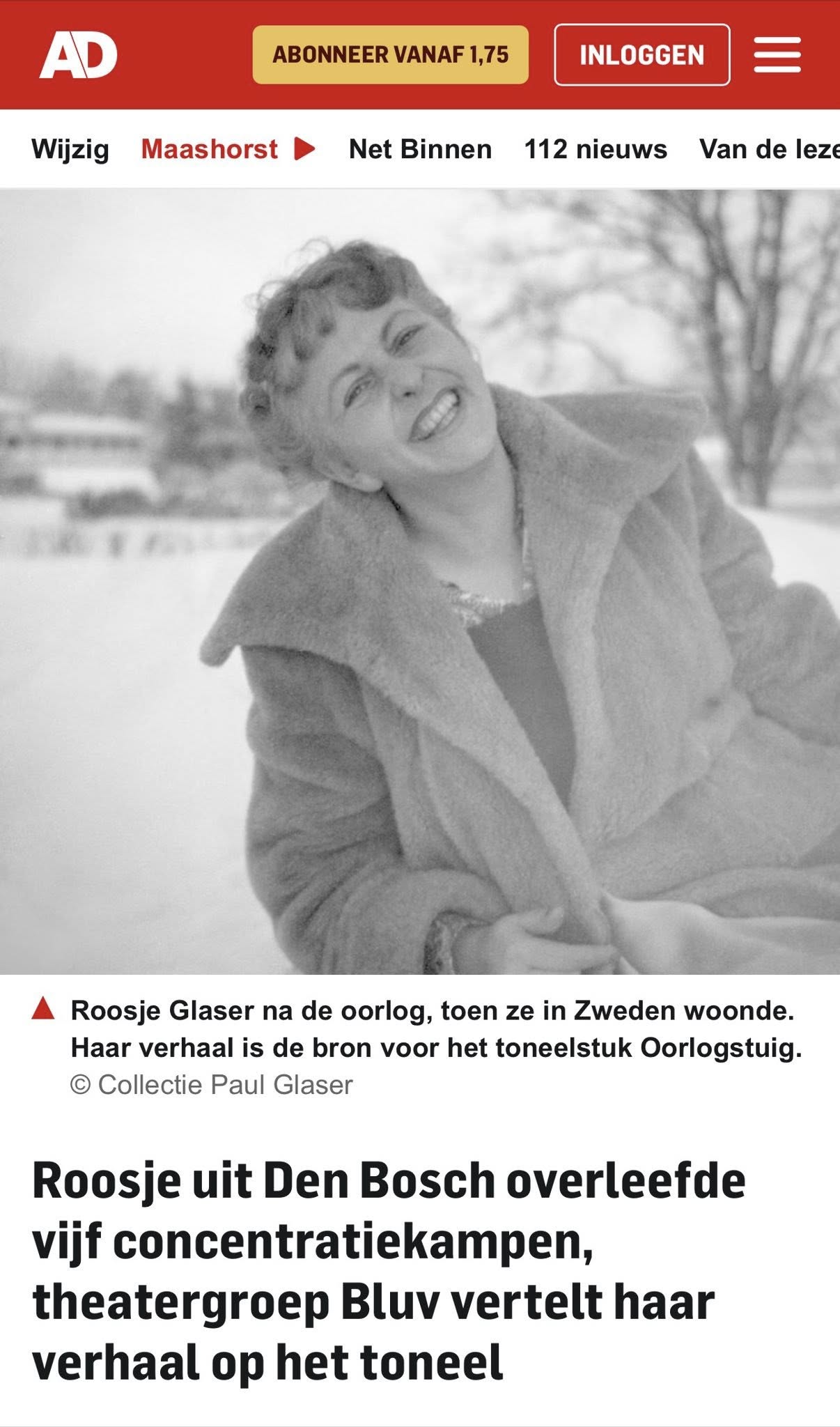 Roosje overlever kampen